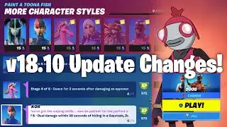 v18.10 Update - Quests XP Buff and New Toona Fish Styles!