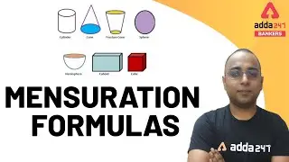 Mensuration formulas | Maths | For All Competitive Exams