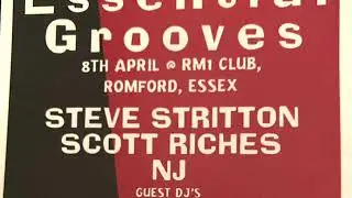 Oldskool UK Garage Club set Essential Grooves Steve Stritton, MC Checkers MC Wood-e  2000 RM1 CLUB