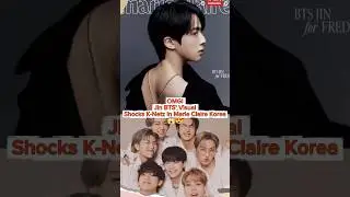 OMG! Visual Jin BTS di Marie Claire Korea Bikin Shock Fans dan K-Netz 😱😍 #shorts #kpop #bts #jin