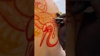 CRANE FREEHAND #japanesetattoo #tattoo #tattoolondon #cranetattoo #irezumi #freehandtattoo
