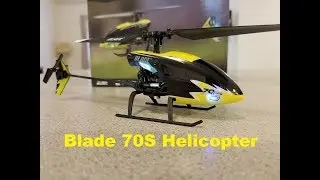 Micro RC Helicopter | Blade 70S Flybarless Indoor RC Fun Flight