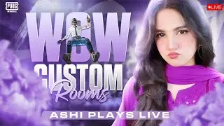 💥 WOW CUSTOM ROOMS| ASHI PLAYS💗|ROAD TO 20k #scrims #livescrims #livetournaments #pubglive #wowrooms