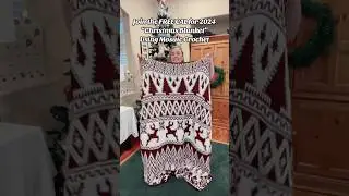 Присоединяйтесь к БЕСПЛАТНОМУ Рождественскому мозаичному пледу-вязанию крючком в 2024 году #crochet