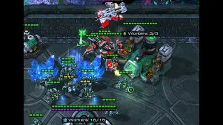 StarCraft II in 4k: Bronze autêntico até GM: Bronze player fights mutas with hellions