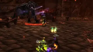 Atiesh demon encounter in Stratholme, July 2023 - (Whitemane WoW Classic Era)