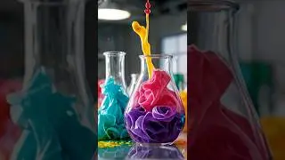 MAGIC Happens When Tissue Paper Meets Chemical Reaction! #shorts #craft #fun
