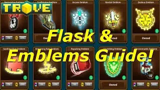 [Trove] Flask & Emblem Guide(Tutorial)! Best Emblems for Each Class!