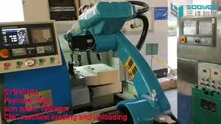sooyee robot -- CNC machine loading and unloading