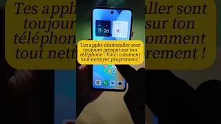 Supprime vraiment les applis Android d&eacute;sinstall&eacute;es et lib&egrave;re de l&rsquo;espace  #short #smartphone#astuce