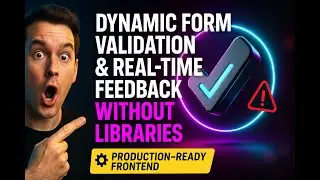JavaScript Proxy Pattern for Real-Time Form Validation &ndash; No Libraries, Fully Scalable Frontend