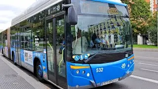 Castrosua City Versus (P° Castellana - Recoletos) - Línea 27 bus urbano EMT Madrid