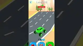 Shape shifting car factory game level - 218 hyper game 🔥 #shapeshiftingcarfactory #gameplay #shorts