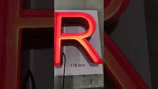 Front-lit Acrylic Neon Sign  Led Channel Letters Metal Channel Sign #NeonSign #ledsign