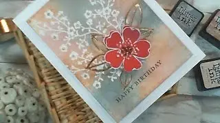 Happy Friday Series / Using Whats In Our Stash / Elegant Birthday Card / C&CT