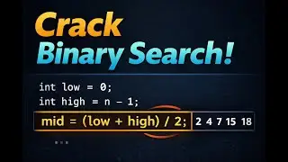 The ONLY Binary Search Video You Need – Easy & Fast!