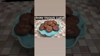 Double Chocolate Cookies #easyrecipe #shorts #doublechocolatecookies