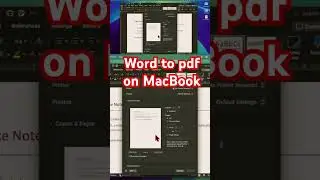 Как конвертировать Word в PDF на MacBook за 10 секунд