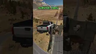 Jump and brake test with picup's! #beamngdrive #beamng #gaming