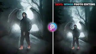 Devil Wings Concept Photo Editing In Picsart |  Angel And Devil Wings Photo Editing |