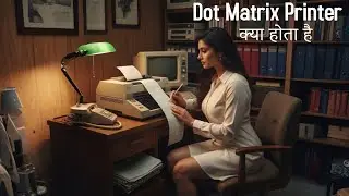 What is a Dot Matrix Printer? Impact Printer Explained in Hindi