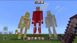 The Nine Titans (Attack On Titans) MOD in Minecraft PE