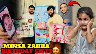 Rajab bhai ny MINSA k liye gifts bheje😍|| Gifts ki unboxing ki😁