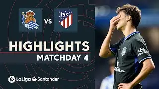 Resumen de Real Sociedad vs Atl&eacute;tico de Madrid (1-1)