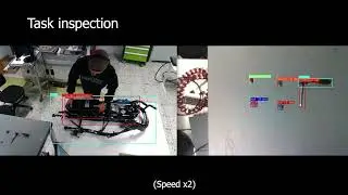 Human robot assembly of hybrid car battery package