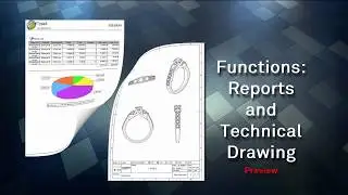 Preview: Reports & Technical Drawing functions in 3Design V9