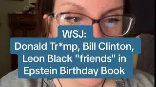 Tr*mp, Clinton, Leon Black all 