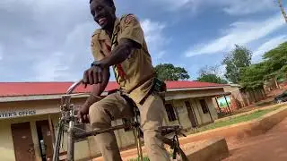 🚲 Riding an Old 90s Bicycle in a Remote Ugandan Village School!