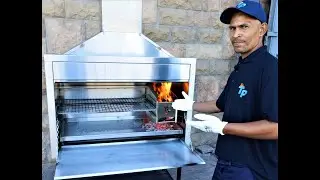 SINGLE DOOR - BUILT IN BRAAI 1200. With Ashwill