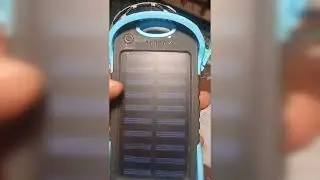 Ремонт power bank solar на солнечной батареи, замена аккумулятора. by_Shoomer