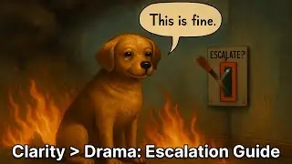 Clarity Over Drama: A Real-World Escalation Guide.