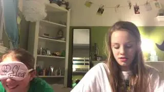 Blind folded taste challenge