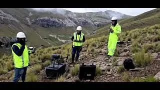 servicio de topografía mediante vuelos con Sistema Lidar para proyecto Vial.