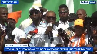 Le retour de Yero Baldé,  candidat du FRONDEG 