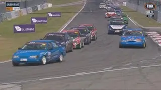 Australian Saloon Car Championship 2018. Race 1 Barbagallo Raceway. Final Lap