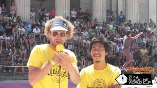 SLACKLINE WORLD CUP MUNICH 2014 - interview gappai