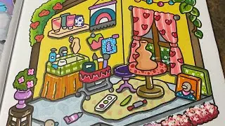 ART ROOM 👨‍🎨 Coloring Stress Relief | Satisfying Video | Therapy | COCOWYO 