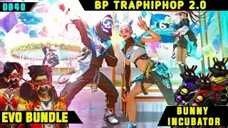 TRAP HIPHOP 2.0 BP FREEFIRE | OB40 EVO BUNDLE | NEW BUNNY BUNDLE VIDEO REVIEW | SPYDER MAN BUNDLE FF