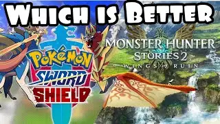 Monster Hunter Stories 2 vs Pokemon Sword and shield.              Pokémon x monsterhunter stories 2