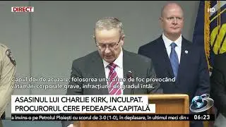 Asasinul lui Charlie Kirk, inculpat. Procurorul cere pedeapsa capitală