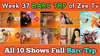 Zee Tv BARC TRP Report of Week 37 : All 10 Shows Full TRP