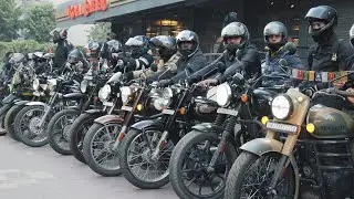 Republic day Royal Enfield riders Jaipur #travel #bullet350 #royalenfield 