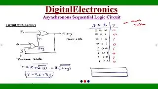 SR latch | Asynchronous sequential Logic Circuit | Tamil