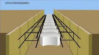 Secant Pile Walls Construction Methodology! #pile #structural #engineering