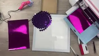 GM Crafts Mirror A4 card quilling Mother And flowers shadowbox frame gift idea tutorial Cricut Maker