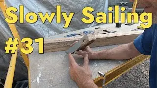 Repairing a Rotten Frame-pt 1- Wooden Tahiti Gaff Cutter -Episode 31 -Slowly Sailing